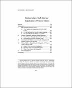 Shadow Judges: Staff Attorney Adjudication of Prisoner Claims